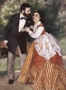 Pierre-Auguste Renoir Alfred Sisley and His wife oil painting